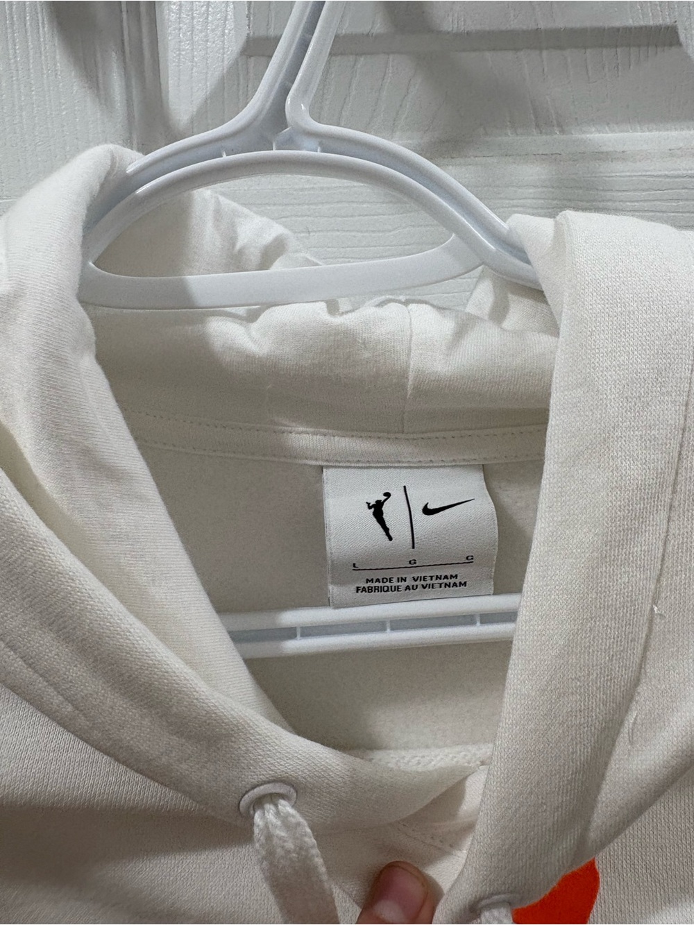 White WNBA Nike Hoodie - Picture 2 of 3
